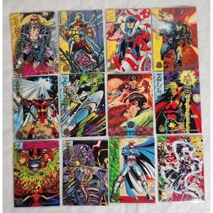 1994 Fleer Marvel TCG Lot Of 12 In Penny Sleeves NM